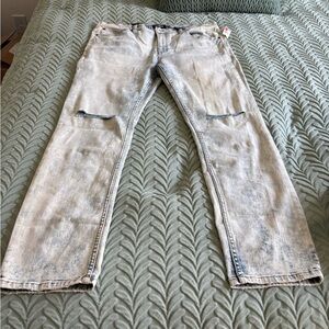 RSQ Men's Light Blue Straight Jeans